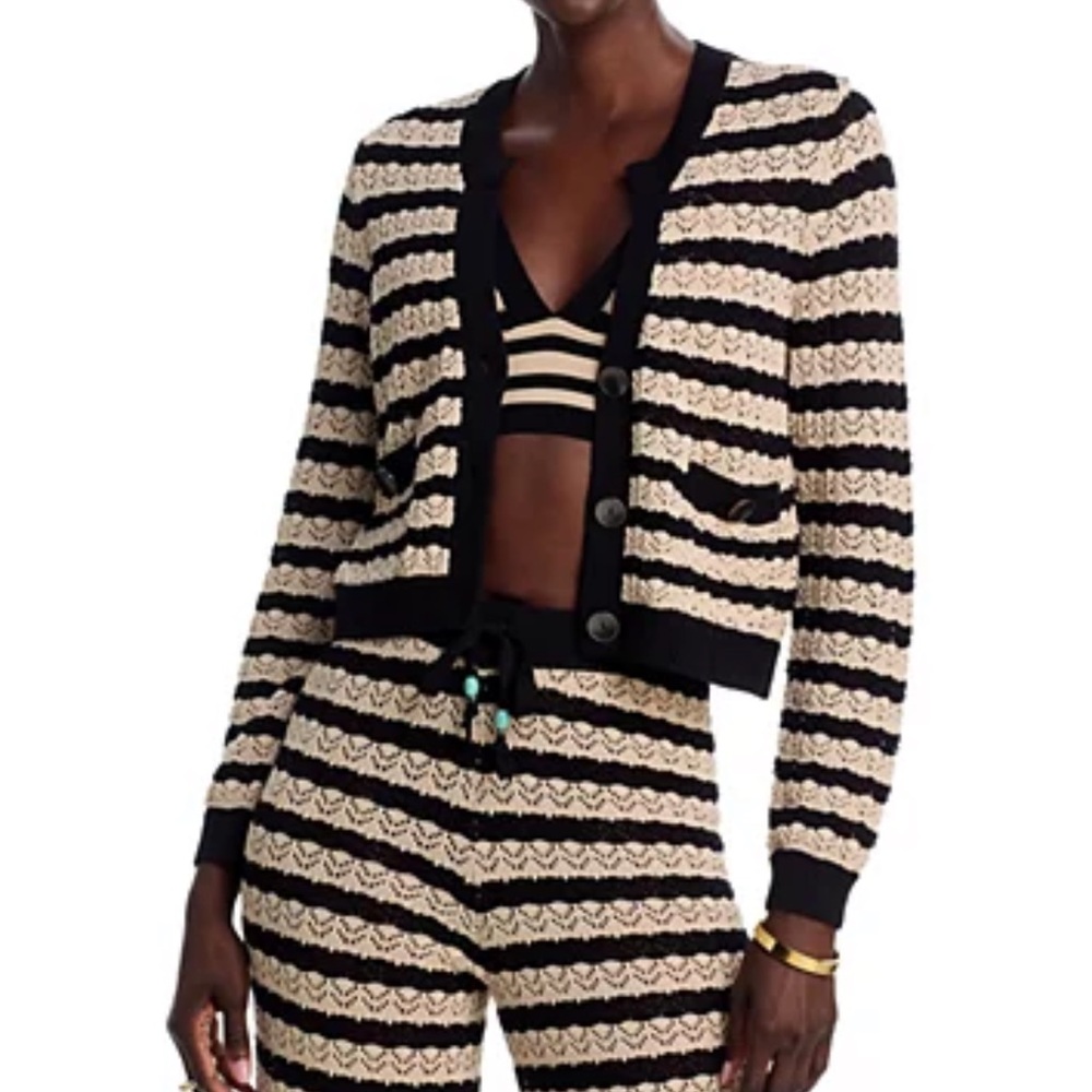 L'Agence Orla Cardigan and Reverie Set Bralette NWzoY